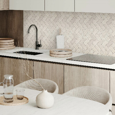 Pvc wall panel square Stylish herringbone pattern