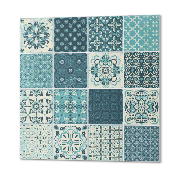 Wall panel square Geometric style mosaic shapes