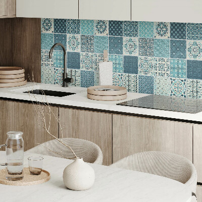 Wall panel square Geometric style mosaic shapes