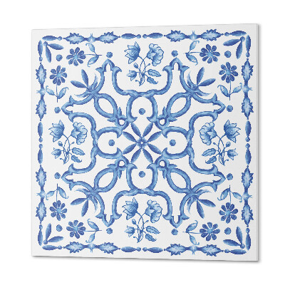 Wall paneling Decorative floral motif