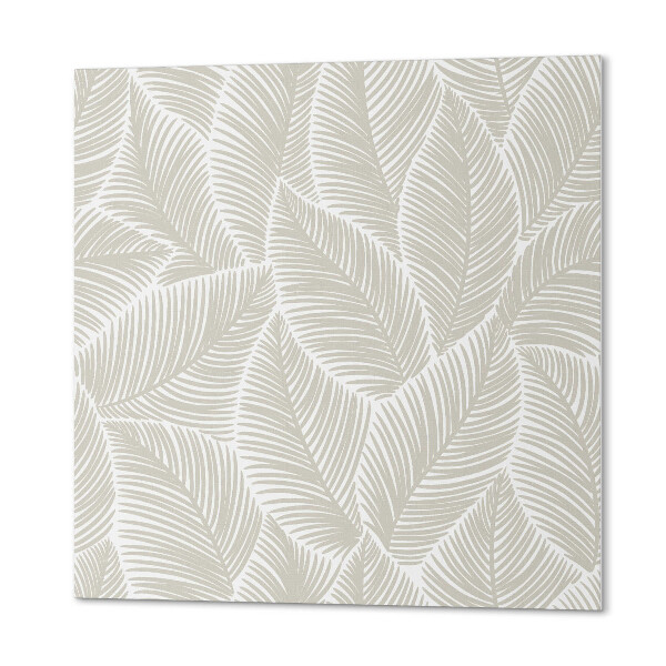 Pvc wall panel square Leaf pattern in an artistic composition