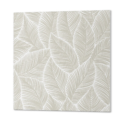 Pvc wall panel square Leaf pattern in an artistic composition