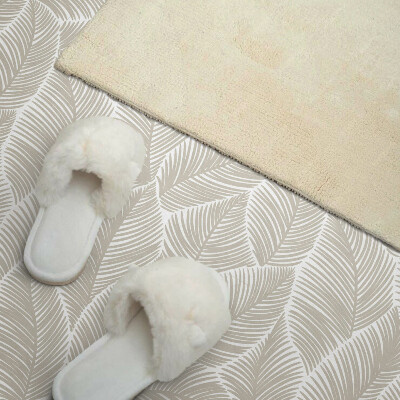 Pvc wall panel square Leaf pattern in an artistic composition