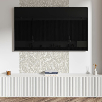 Pvc wall panel square Leaf pattern in an artistic composition