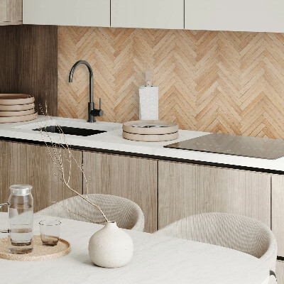 Wall panel square Stylish herringbone design