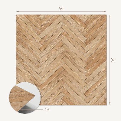 Wall panel square Stylish herringbone design