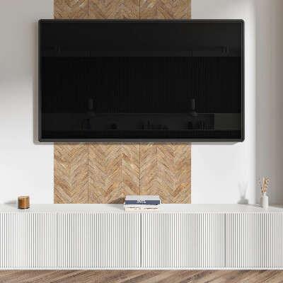 Wall paneling Stylish herringbone
