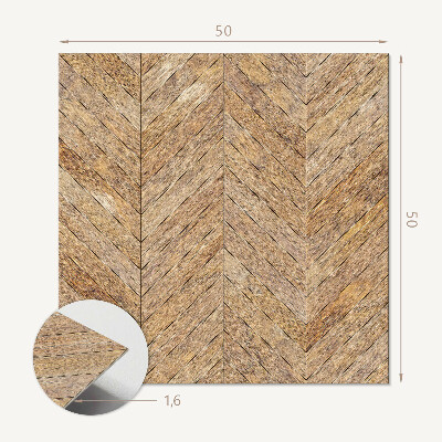 Wall paneling Stylish herringbone