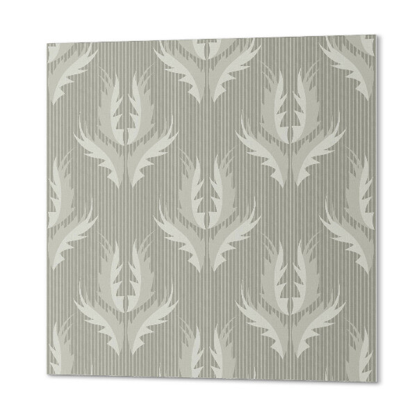Pvc wall panel square A refined floral motif