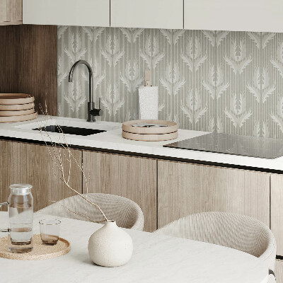 Pvc wall panel square A refined floral motif