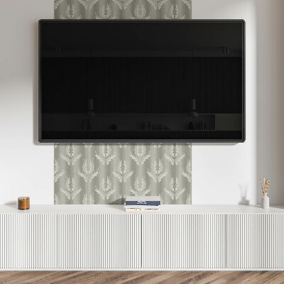 Pvc wall panel square A refined floral motif