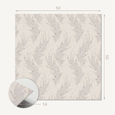 Wall panel square Leaf design