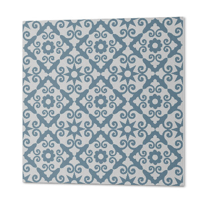 Wall panel square Stylish ornaments with a floral motif
