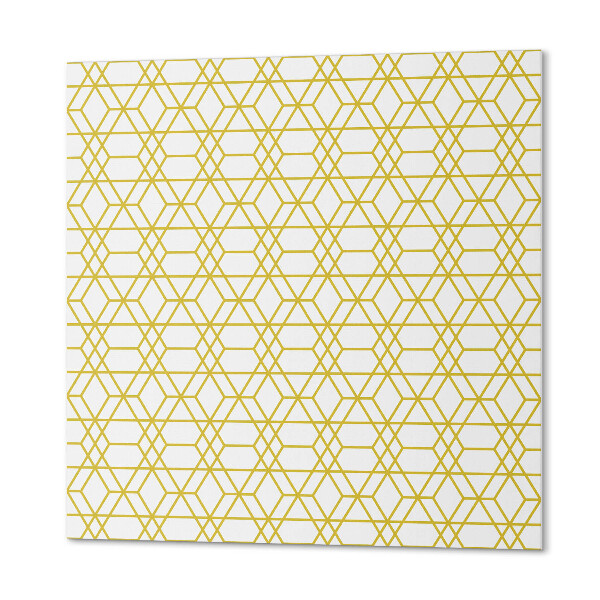 Wall paneling Stylish figures in a geometric arrangement
