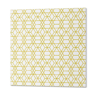 Wall paneling Stylish figures in a geometric arrangement