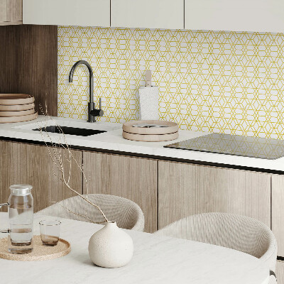 Wall paneling Stylish figures in a geometric arrangement