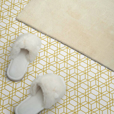 Wall paneling Stylish figures in a geometric arrangement