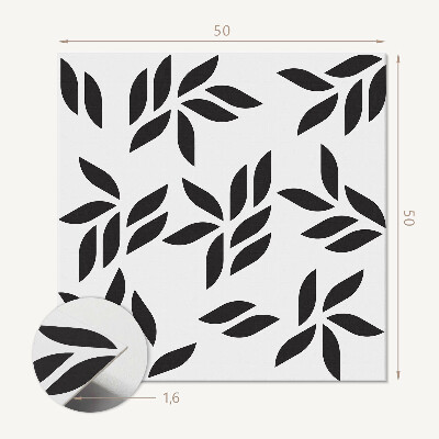 Wall panel square Leaf pattern