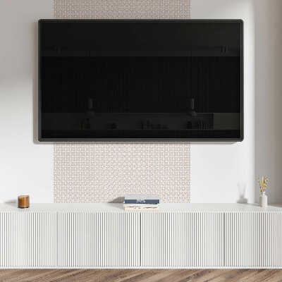 Wall paneling Mesh circles in a modern style