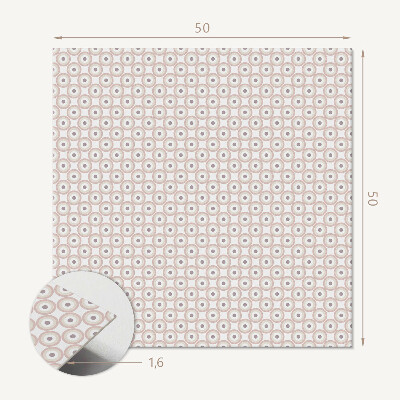 Wall paneling Mesh circles in a modern style