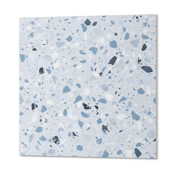 Pvc wall panel square Graphic pattern with stone elements