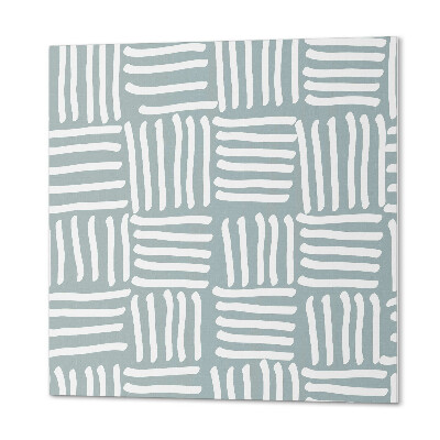 Pvc wall panel square Abstract arrangement of geometric lines
