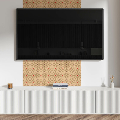 Wall panel square Flower pattern in mesh structure
