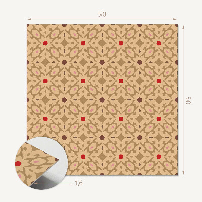 Wall panel square Flower pattern in mesh structure
