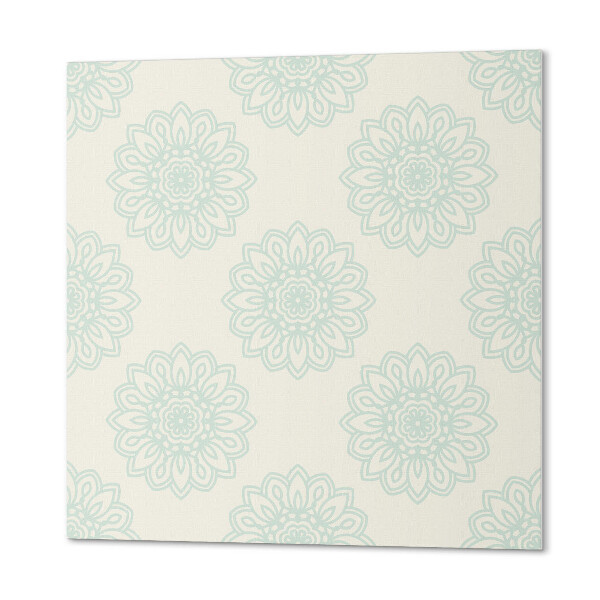 Wall panel square Background with floral pattern