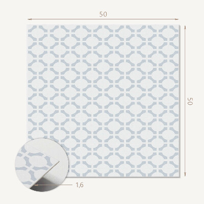 Wall paneling Abstract oval shapes in geometry