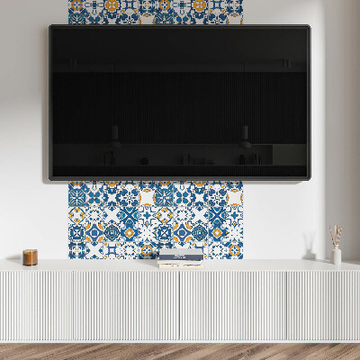Pvc wall panel square The geometry of mosaics in the composition