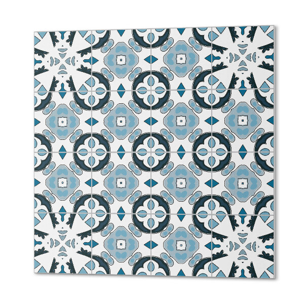 Wall panel square Tiled geometric compositions