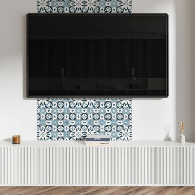 Wall panel square Tiled geometric compositions