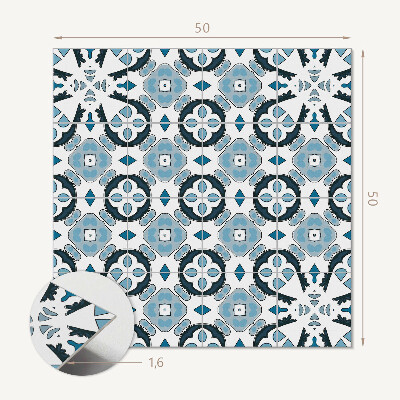 Wall panel square Tiled geometric compositions