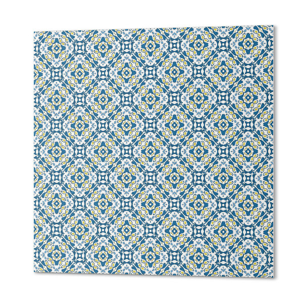 Wall paneling Geometric with floral pattern