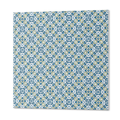 Wall paneling Geometric with floral pattern
