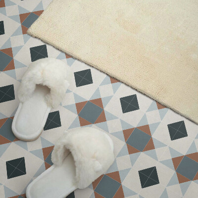 Pvc wall panel square Geometry in tiled style