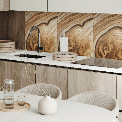 Pvc wall panel square Natural wood motifs