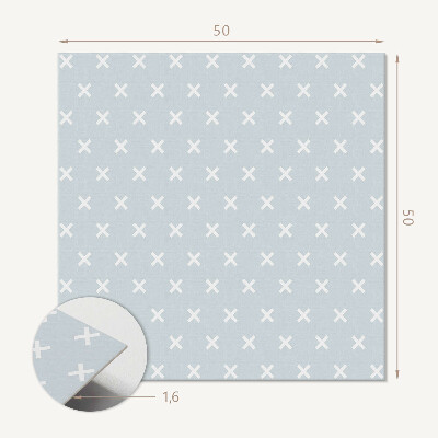 Wall paneling Stylish cross motif