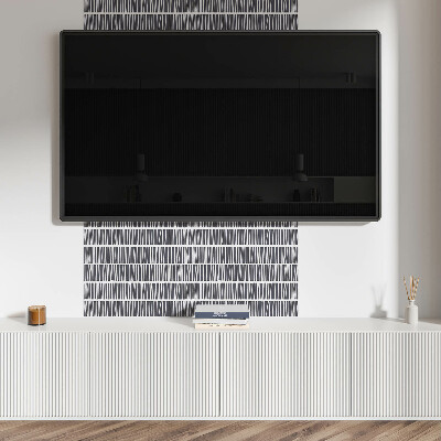 Pvc wall panel square Stylish line outline