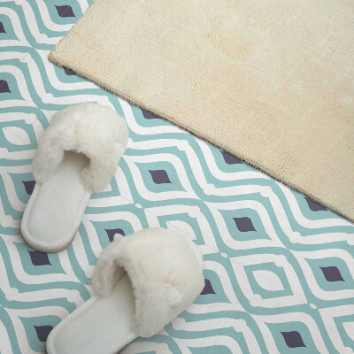 Wall paneling Waves with a rhombus accent