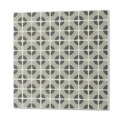 Pvc wall panel square Modern geometric tile layout