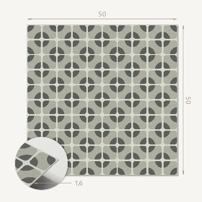 Pvc wall panel square Modern geometric tile layout