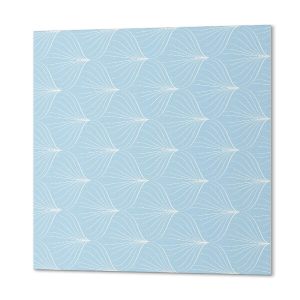 Wall panel square Waves in a delicate pattern