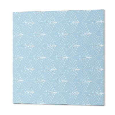 Wall panel square Waves in a delicate pattern