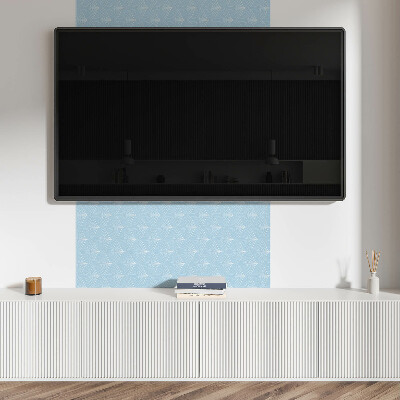 Wall panel square Waves in a delicate pattern