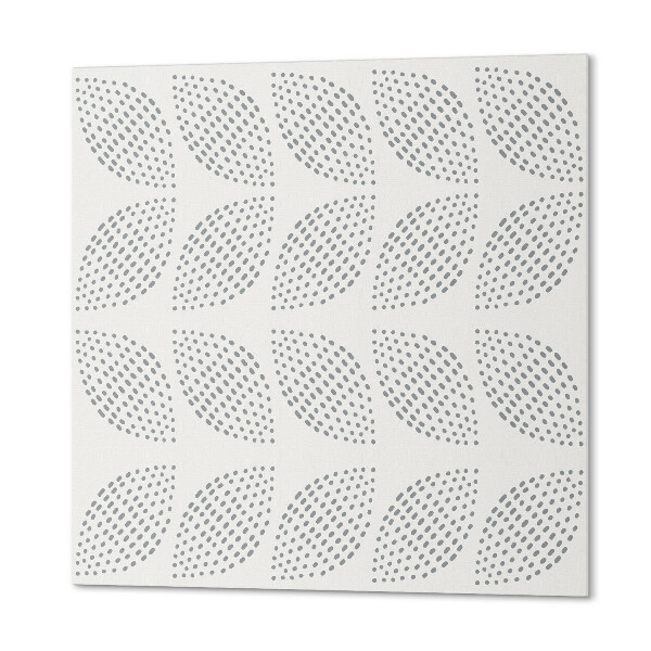 Pvc wall panel square Polka dot leaves