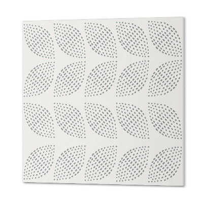Pvc wall panel square Polka dot leaves