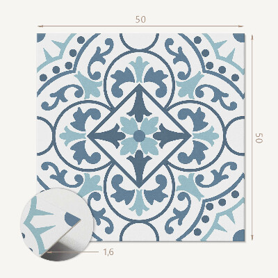 Wall paneling Floral patterns in elegant ornaments