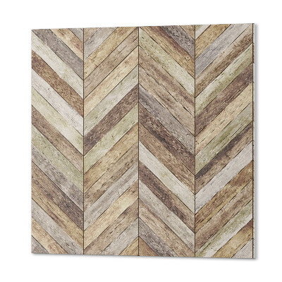 Pvc wall panel square Herringbone made of natural boards